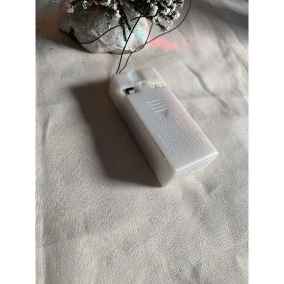 Artificial Miniature Snowy Christmas Tree with Multicolored LED Lights & Star To - Picture 3 of 4